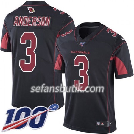 Arizona Cardinals Tröjor Drew Anderson 3 Nike Svart 100th - Herr